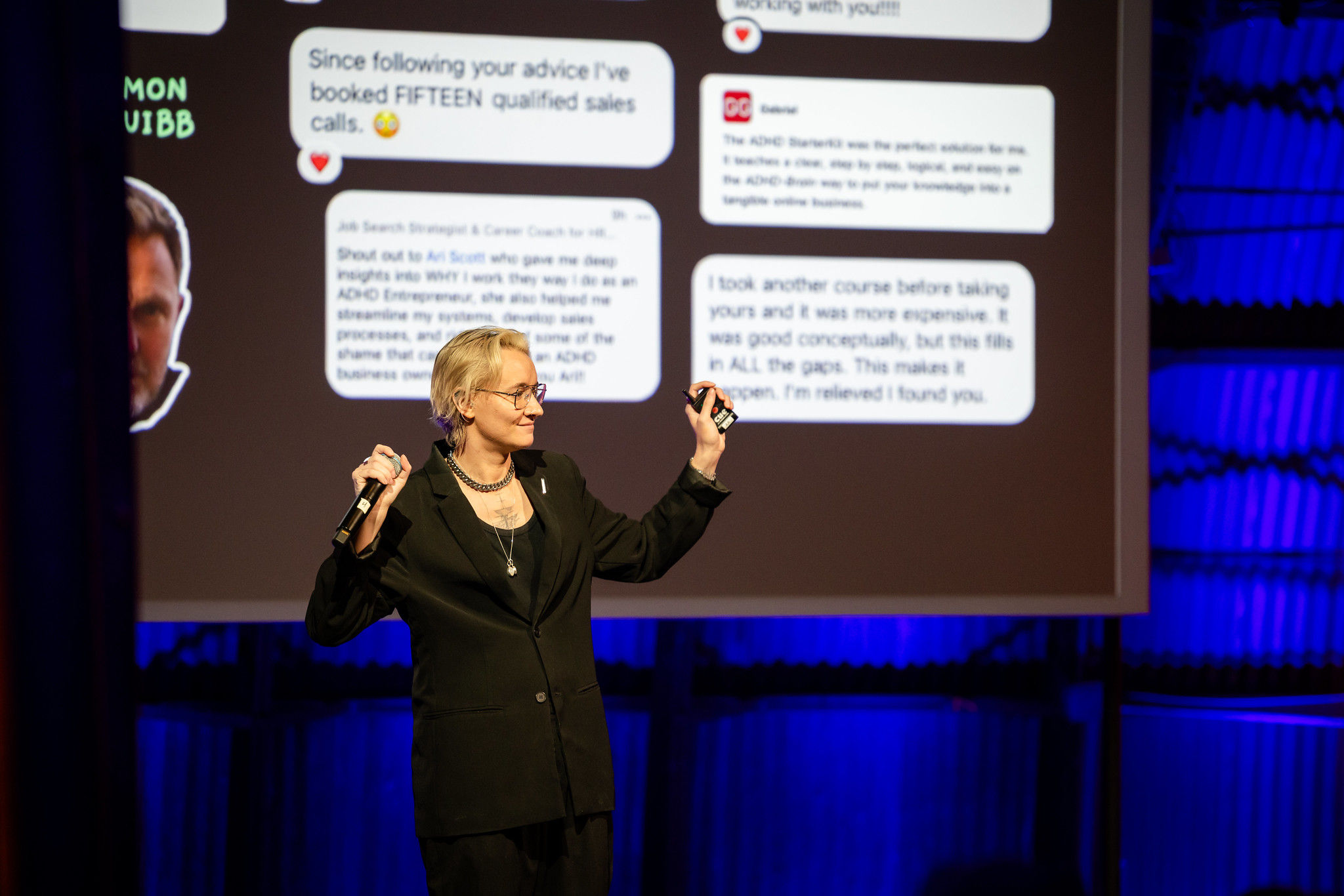 Ari Scott at NeuroDiversion event