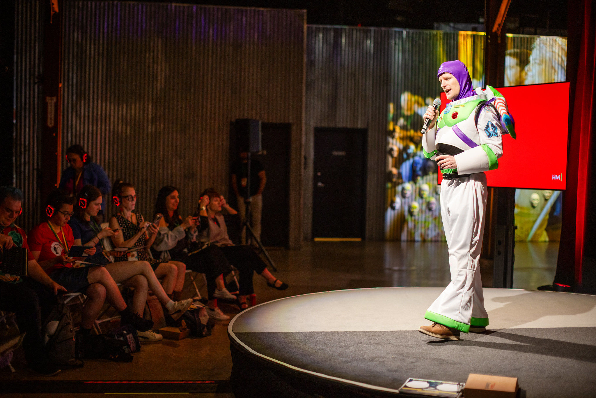 Neurodivergent community members at the event