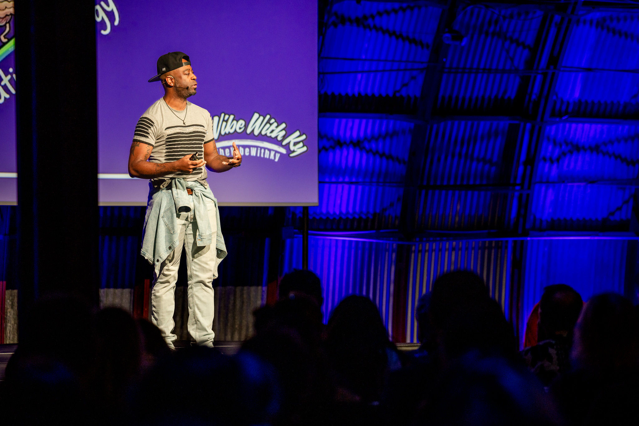 Ky Westcott presenting at NeuroDiversion