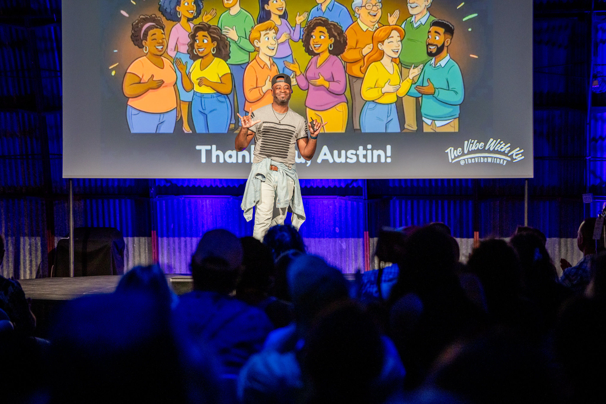 Ky Westcott during his talk