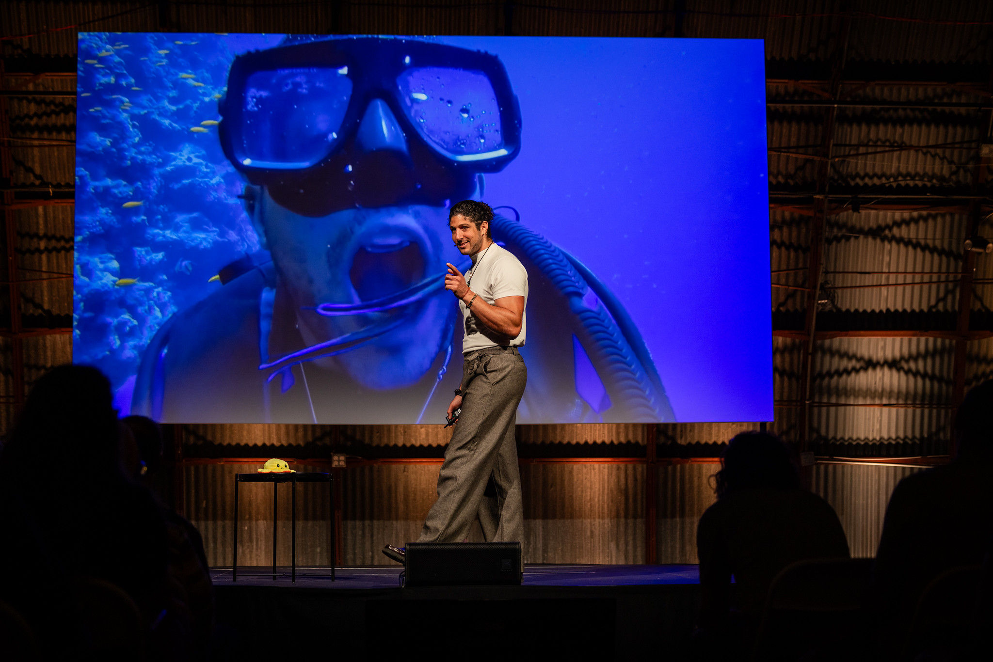 Yusef Farah during his talk