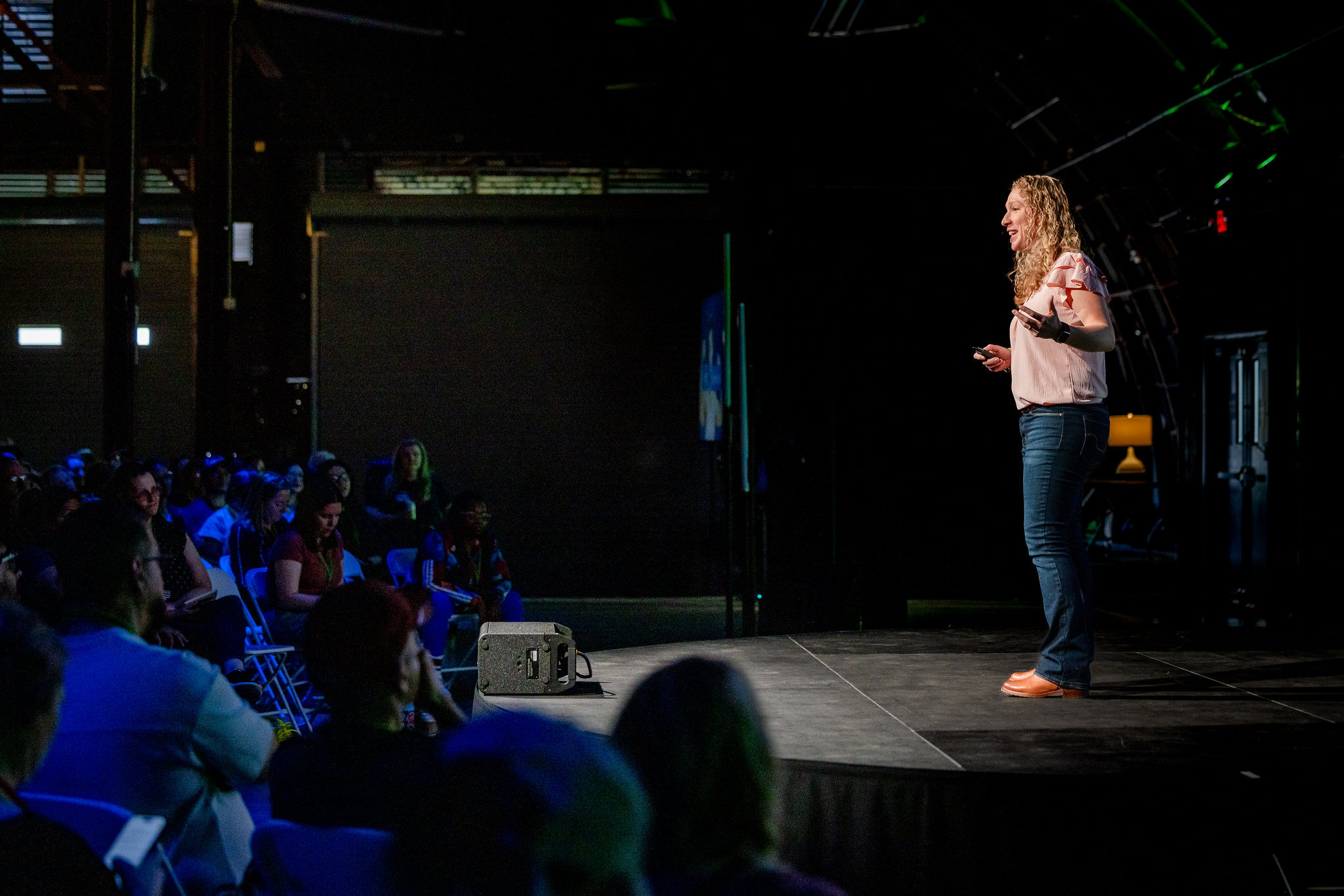 Emma McAdam speaking at NeuroDiversion