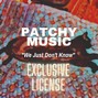 Patchy Music - we just don't know (prod. p4tch) - sewerperson x skele x jakkyboi type beat [120 BPM][Emin]