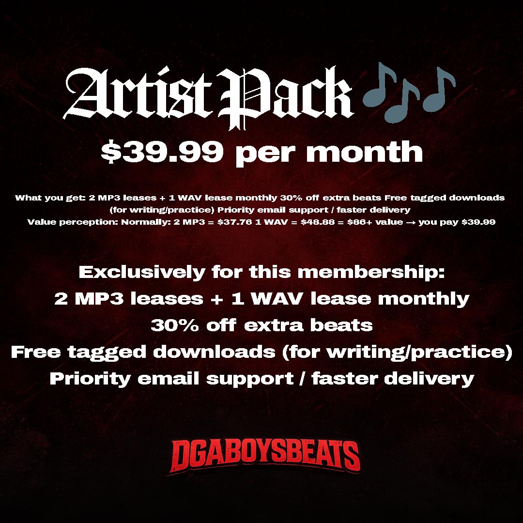 Artist Pack 🎶