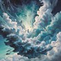 Neon Night Owl Music - clouds