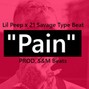 S&M Beats - Lil Peep x 21 Savage Type Beat "Pain" [prod. S&M Beats]