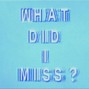 JSbeats - What Did I Miss ?