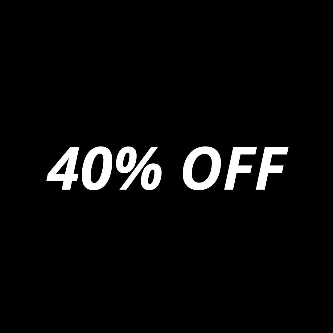 40% OFF MEMBERSHIP