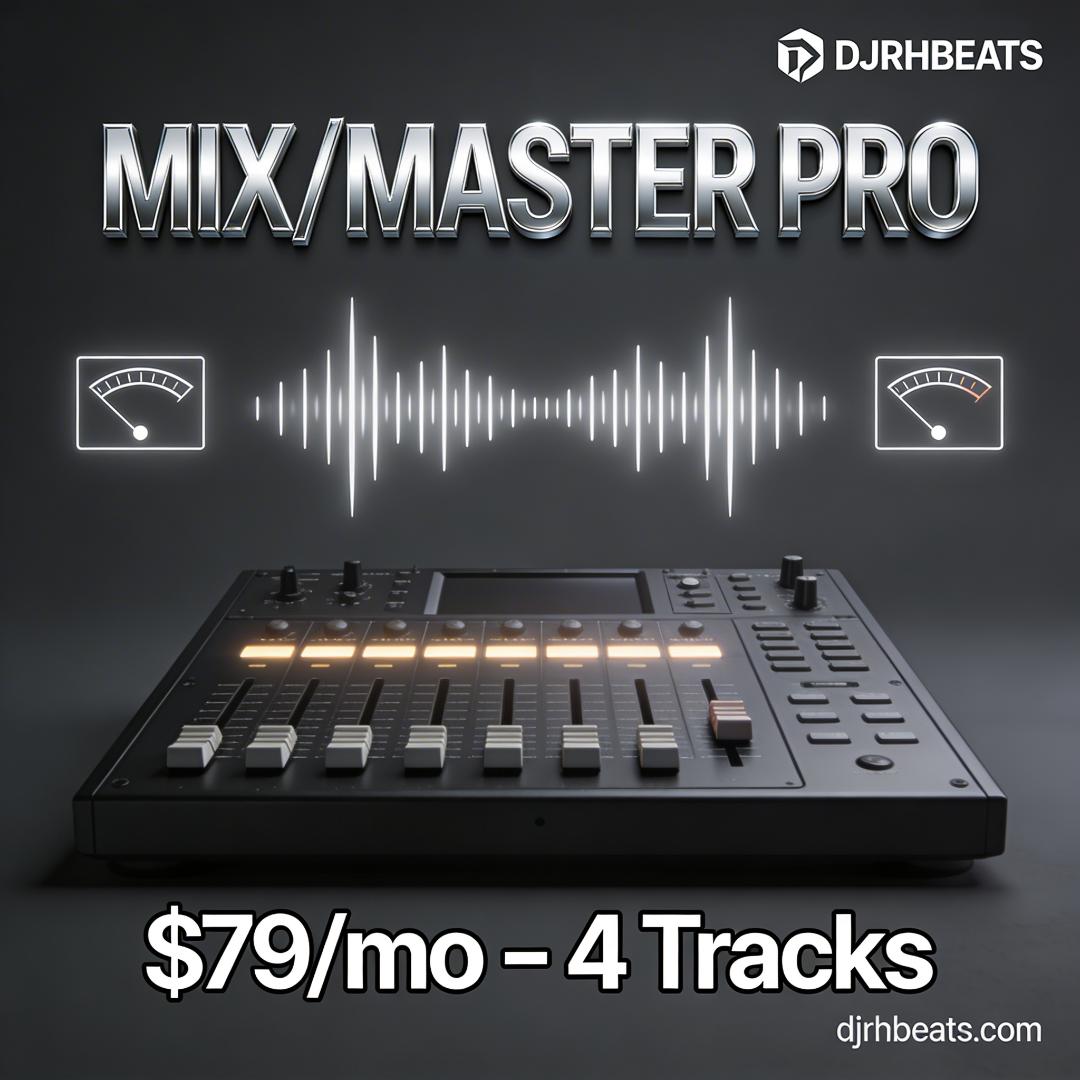 🔊 Mix/Master Pro – 4 Tracks for $79/mo 🔊