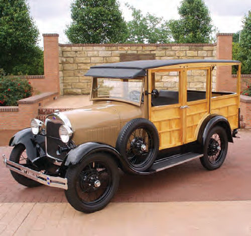 Hard work pays off. This 1929 Ford Model A Woody is evidence of the kind of work McPherson restoration students do during their days as undergrads.