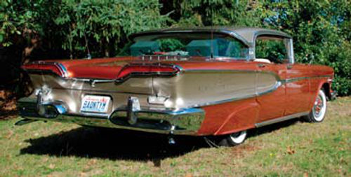 The Edsel, with its extra speakers, plays the kind of music that inspires people to dance.