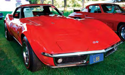 This 1969 Corvette L88 coupe sold for $435,750 at the Bloomington Gold Auction in St. Charles, Illinois, last June.