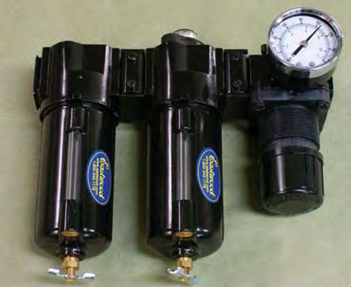 Photo 3. A two-stage air filter/regulator system.