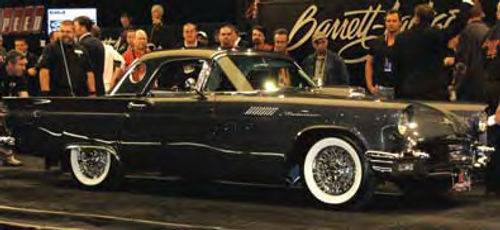 A ’57 Thunderbird restored by McPherson students recently sold at a Barrett-Jackson auction.