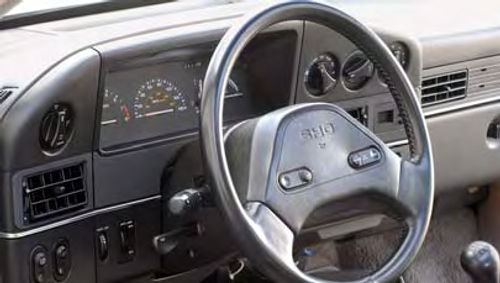 The SHO’s dashboard is well laid out and could easily pass for that of a contemporary European car.