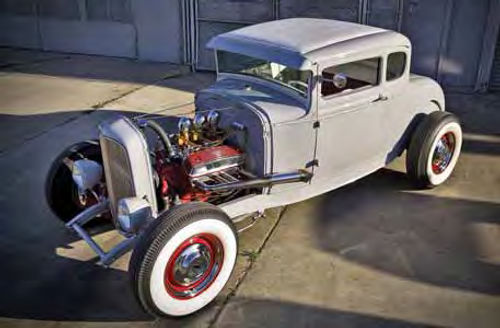 Hot rodders have several nicknames for their Model A-based creations including “A-bones” and “A-bombs”. The cars are typically stripped of their fenders and hood, and most will have a ’32 Ford radiator shell out front.