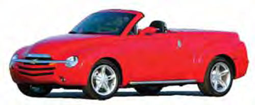 2006 Chevy SSR convertible pickup.