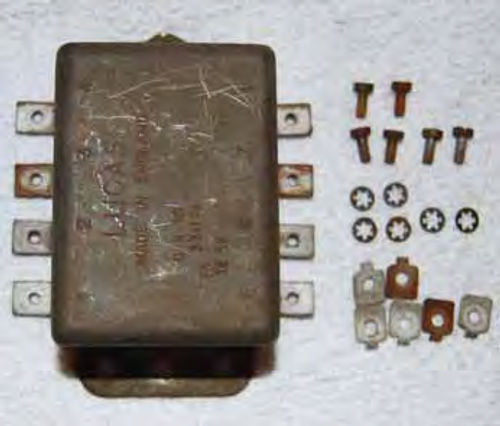 This is how the relay looked when it was removed from the car. It has a total of eight clearly numbered terminals.