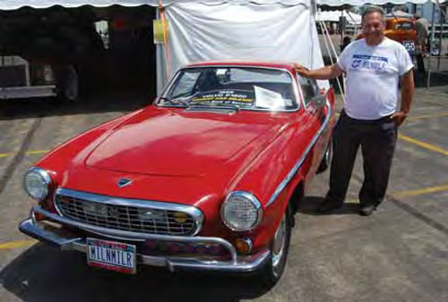 Irv Gordon’s 2.7-million-mile Volvo P1800S coupe was a featured attraction at a recent Wisconsin car show. The former New York City science teacher drove the car over 2000 miles to attend this event.