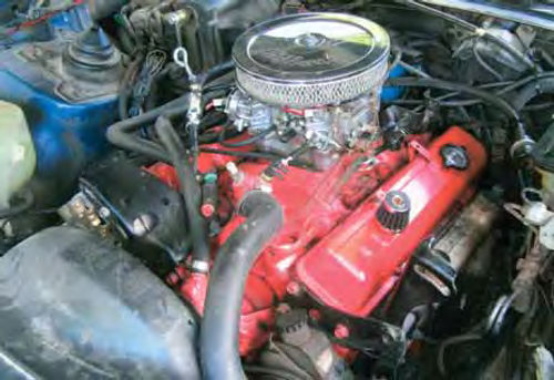 The Pontiac’s V-8 presented several project challenges along the way.