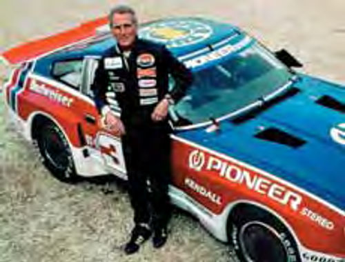 Newman with a Datsun 280ZX he drove for Bob Sharp Racing.