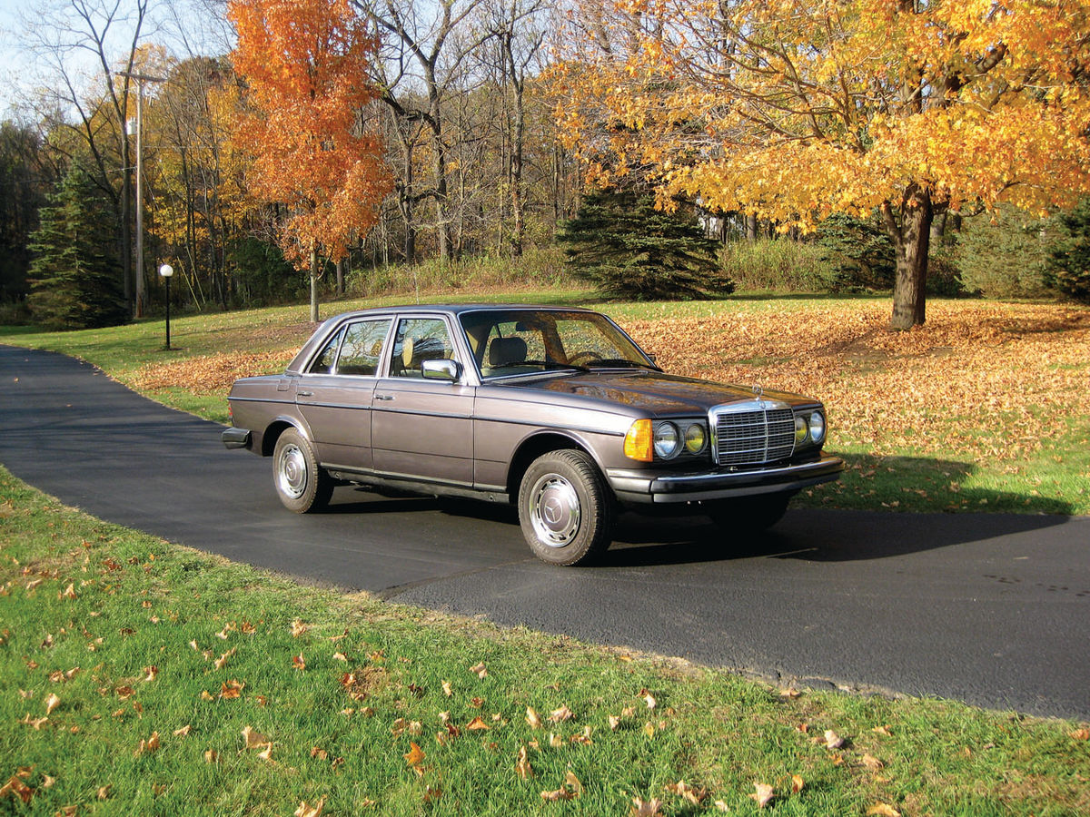 Photo 5. After three decades, two restoration projects and a move across the country, this Mercedes remains in service.