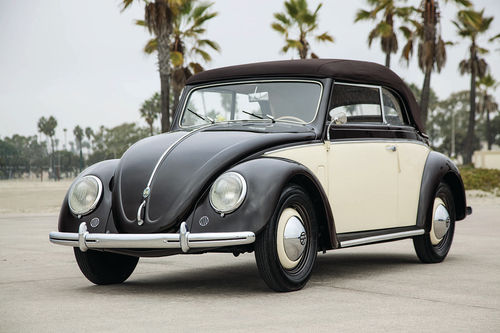 For comparison purposes, here’s a restored 1952 Beetle convertible.