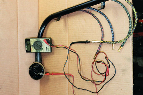 Photo 19. Plug Wire Installation, Resistance Check: After assembly, recheck each plug wire resistance for continuity (0.3 ohms).