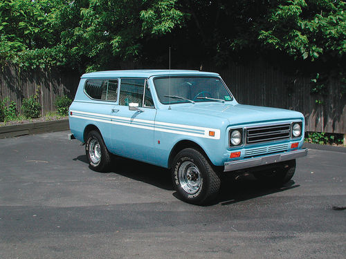 The International Scout II, like this 1978 model, is a very popular choice.