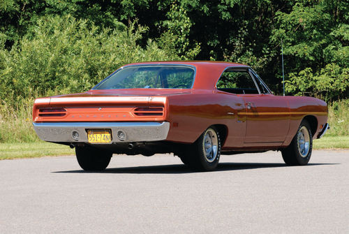 Like any self-respecting muscle car, the rear view had to look good because it would be seen often from that perspective.