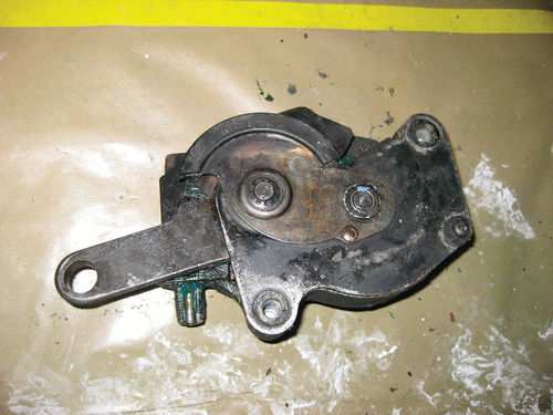 6. This is one of the gear boxes removed from the car. They are held in with three bolts and come out very easily, facilitating the disassembly and cleaning processes.