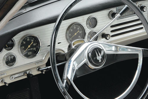 The dashboard was designed to give the Hawk a sports car feel.