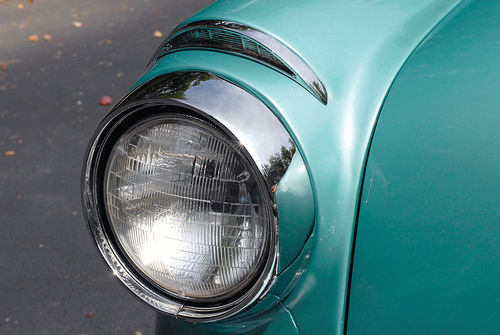 3. The unusual trim above the headlight is enough to identify the fender.