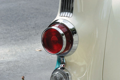 2. Despite their small size, the taillights are trimmed with brightwork