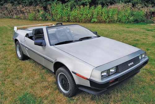 The convertible is based on a ragtop that DeLorean Motor Car Co. had planned to build…if the automaker had stayed in business.