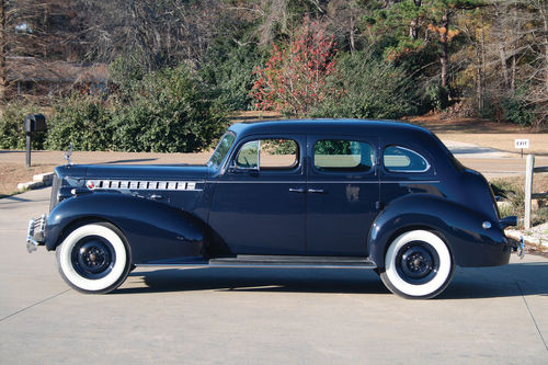 Centennial Blue — a 1940 Packard offering — was chosen as the color for the feature car. At this stage, the interior needed to be installed and the wheel covers are missing.