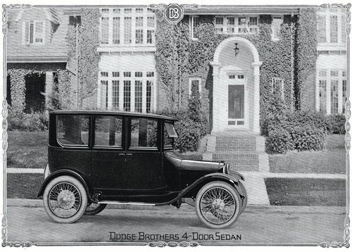 By the 1920s, the closed 4-door sedan became the volume leader in overall production numbers for Dodge.