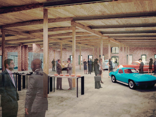 Part of the building will feature classic vehicles and items from the carriage-building era.