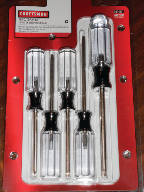 This 5-piece Craftsman Torx drive set is regularly $12, but often is on sale, and still made in the US.