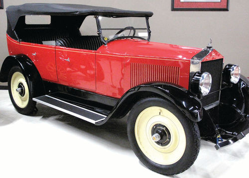 Kearney's Classic Car Collection placed its 1922 Moon front and center so Moon Car Club members could inspect it easily.