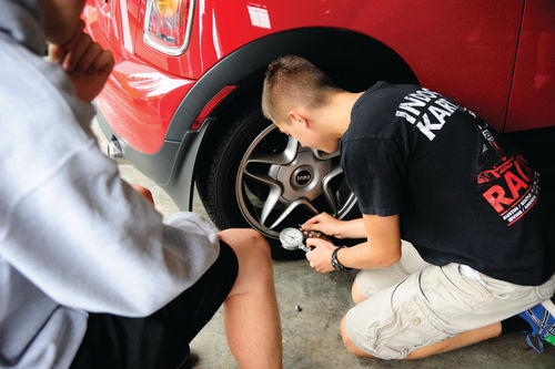 First-hand experience with tire pressure