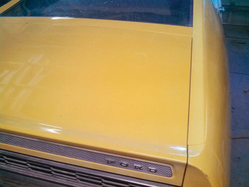 Torino’s original finish after the buffing job