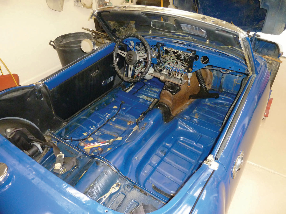 Triump spitfire floor pans