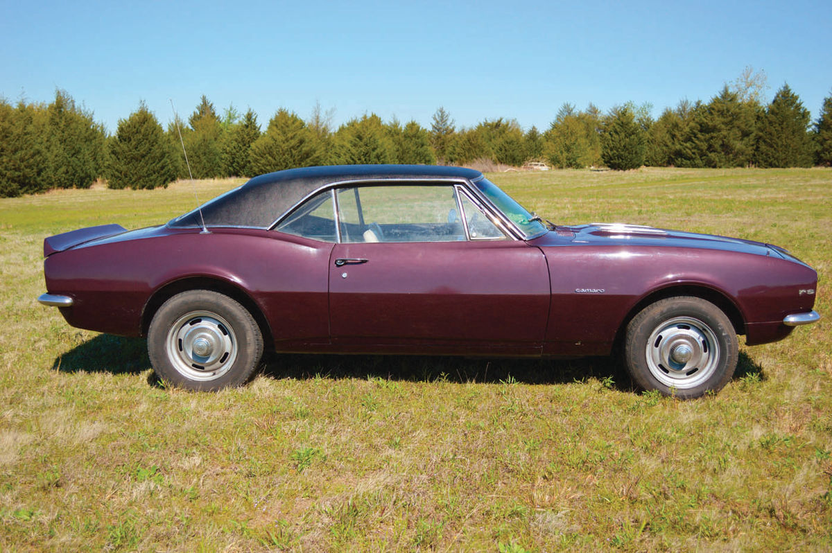 1967 Chevy Camaro, Purple, Side View