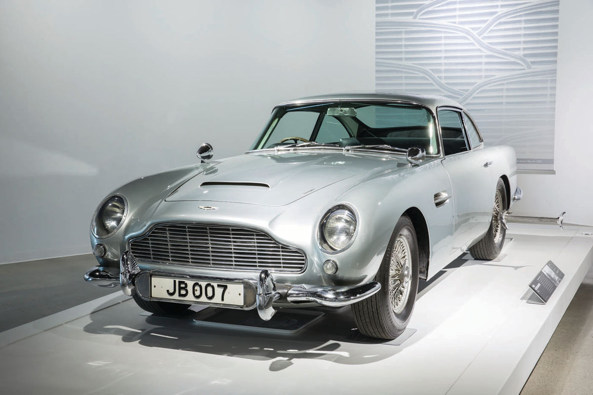 1964 Aston Martin DB5 driven by James Bond