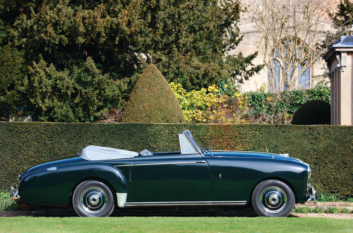 Prince Phillip's 1954 Aston Martin Lagonda, Side View