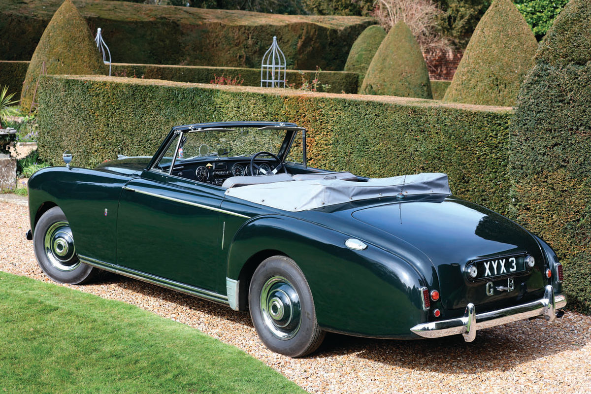 Prince Phillip's 1954 Aston Martin Lagonda, Rear Side View