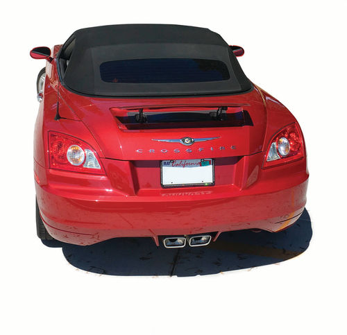 All Crossfires were equipped with a rear spoiler that can be raised automatically or manually.