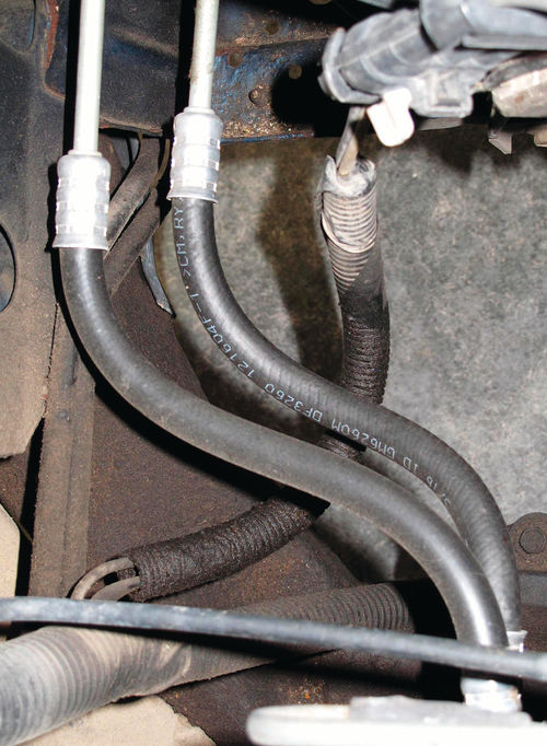 new transmission-cooler lines