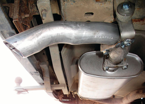 muffler and tailpipe